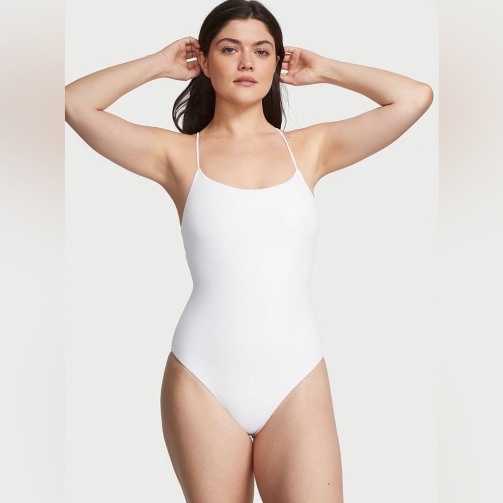 NEW Victoria Secret Swim Scoop One-Piece Swimsuit XXL - WHITE (out of stock)